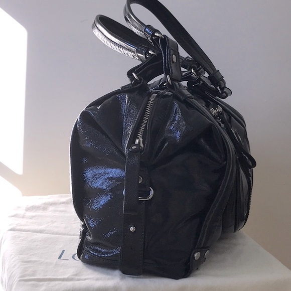 Lockheart Black Doctor Bag Patent Leather - Picture 4 of 15
